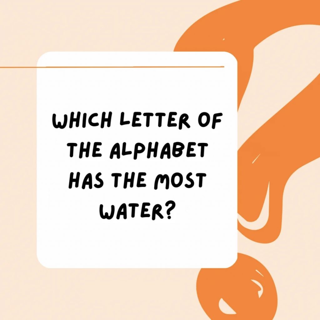 Alphabet riddle