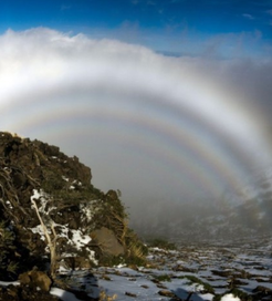 image of fogbow rainbow 