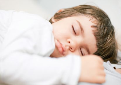 An image of a kid sleeping peacefully