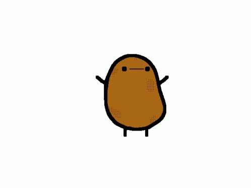 Potato dancing GIF