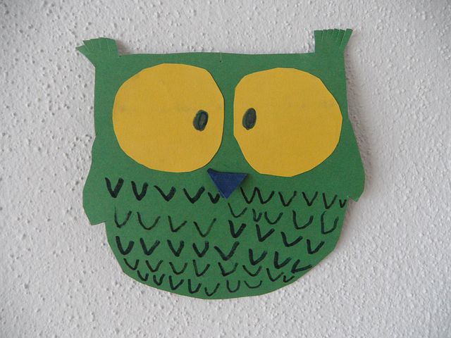 An image of owl craft - thanksgiving crafts for kids 