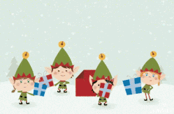 ElvesdancingGIF | SplashLearn A GIF of elves dancing