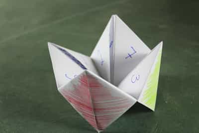 Image of origami chatterbox - a fun craft for kids 