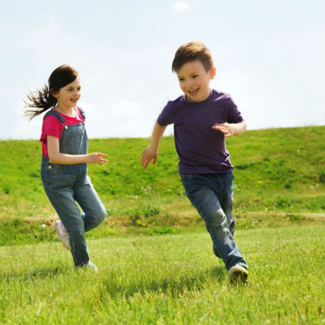 Image of kids playing animal tag