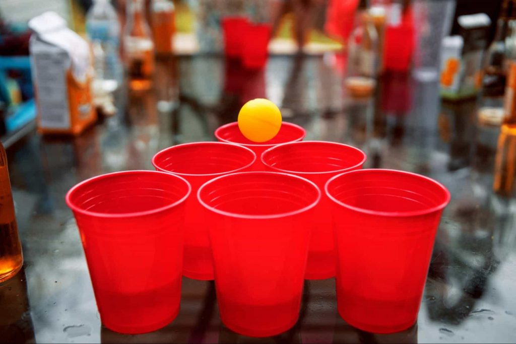 watercups Image of cups for ping pong toss