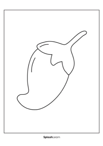 chilli coloring page