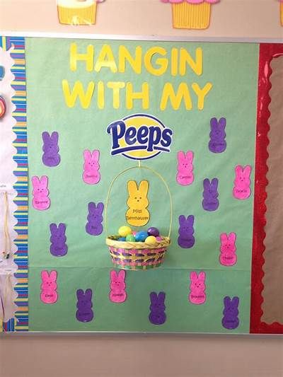 Image of a bulletin board for easter 