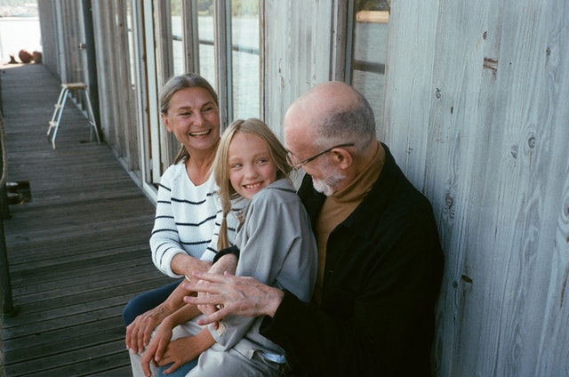 Child playing with her grandparents would you rather questions for kids