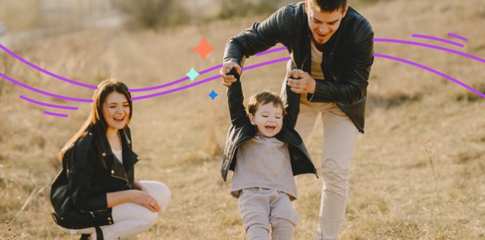 Feature co parenting with children
