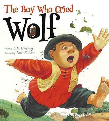 Cover of the Boy Who Cried Wolf by BG Hennessy