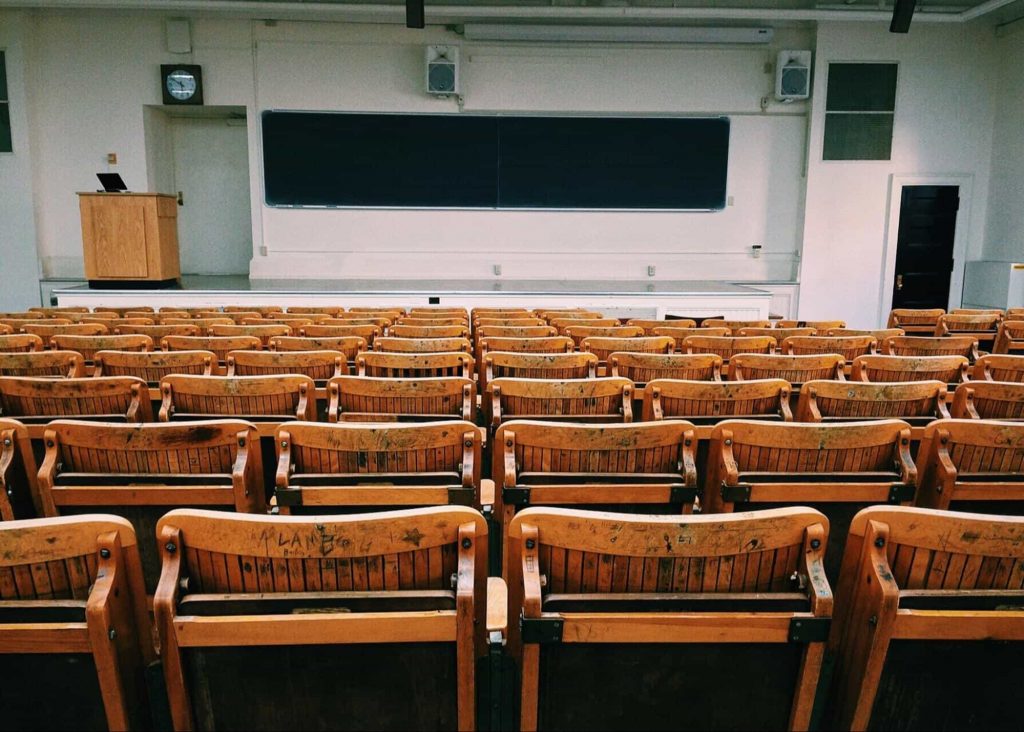 Image of an empty class