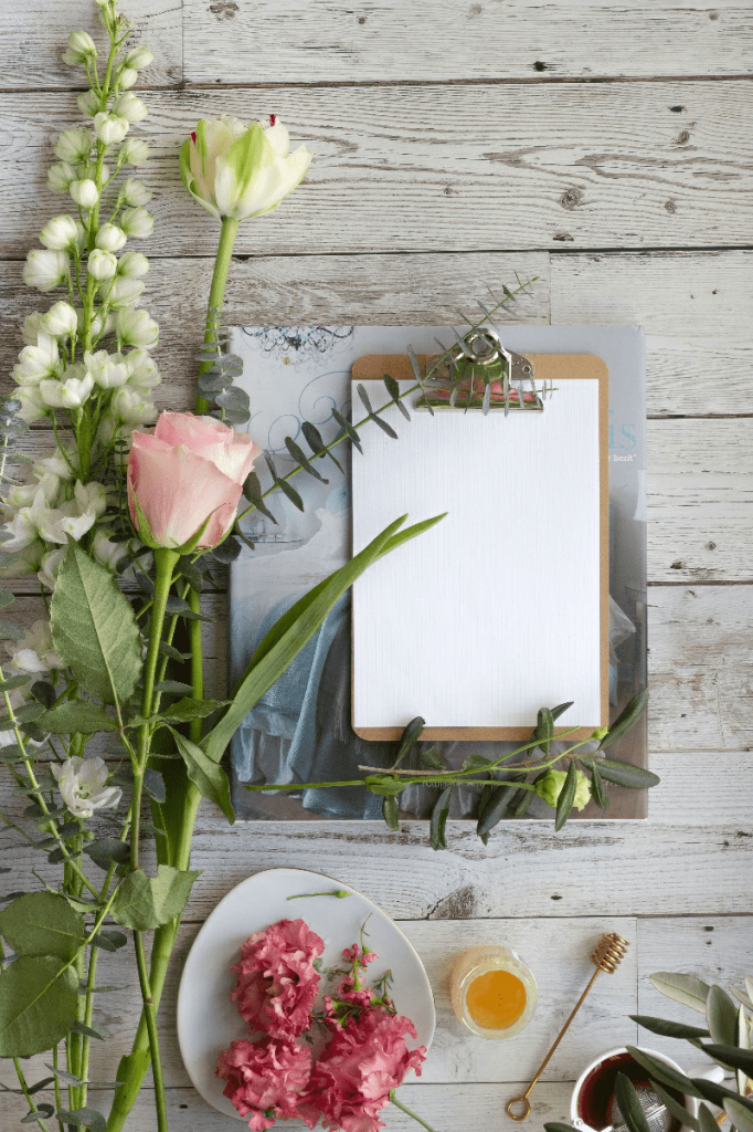 Image of a decorated clipboard