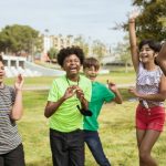 Kids playing in school yard and laughing ar would you rather questions for kids