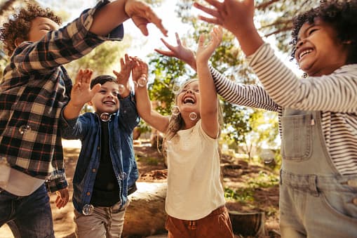 Image of kids enjoying outdoor summer activities for kids