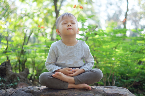 young child meditating kids meditation