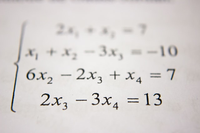 Algebraic expressions math symbols