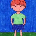 How to draw self portrait easy drawing Ideas for Kids