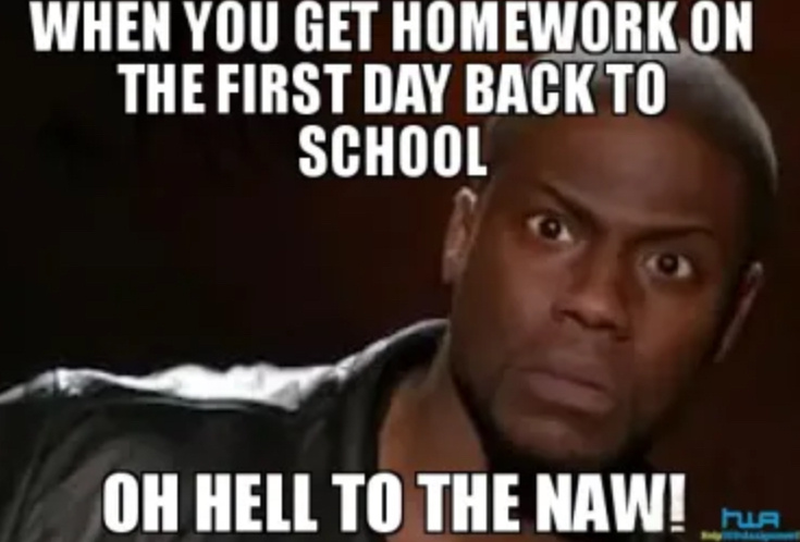 Kevin Hart first day in school memes