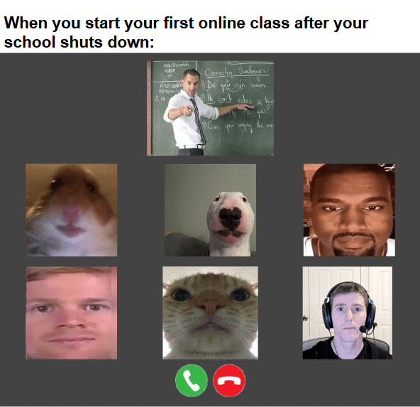 Online classes first time school memes | SplashLearn Online classes first time school memes