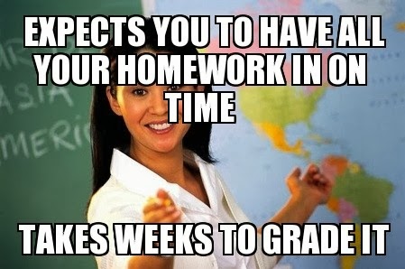 Teacher test grading school memes