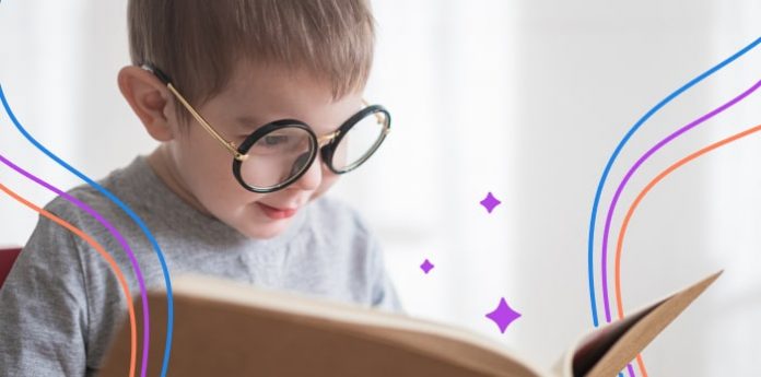 Image of kid reading a book according to his lexile scores