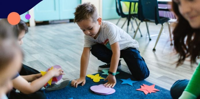 Image of kids playing classroom games