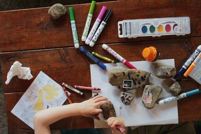 children making art with summer camp kids supplies children making art with summer camp kids supplies