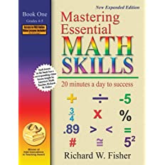 Cover of mastering essential math skills