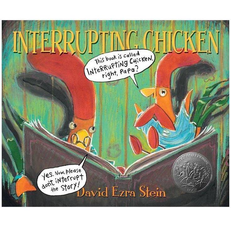 The cover of Interrupting Chicken by David Ezra Stein