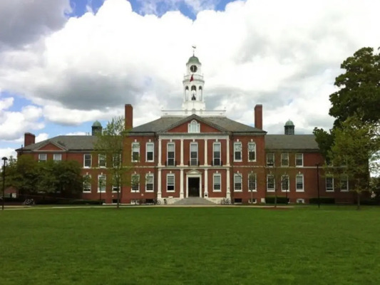 Phillips Exeter Academy Garden and main entrance