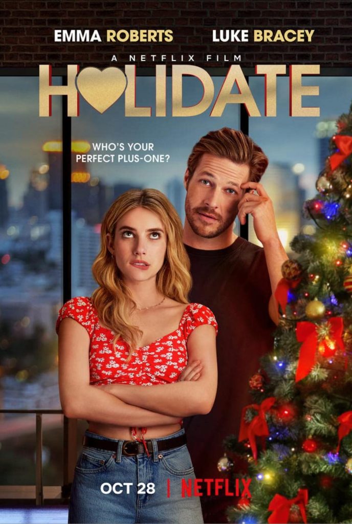 Promotional poster of the Netflix movie Holidate