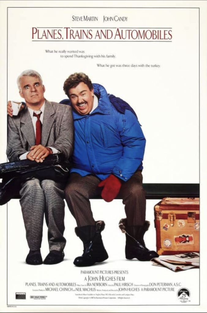 Theatrical poster of the movie Planes Trains and Automobiles