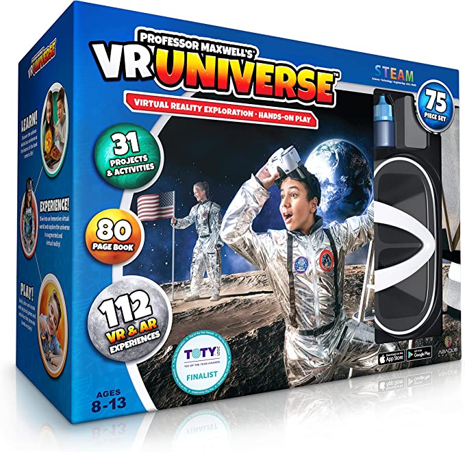A box of Professor Maxwells VR Universe