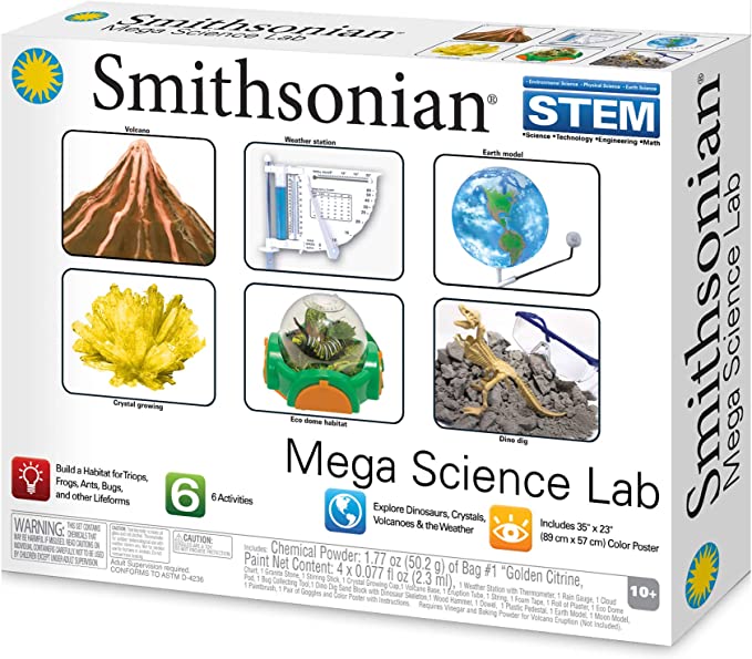 Box of Smithsonian Mega Science Lab