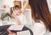 Child homeschooled by parent