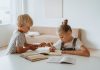 Children Doing Homework