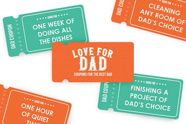 Father day coupon for dad