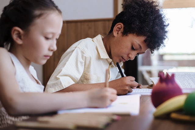 Children improving writing ability