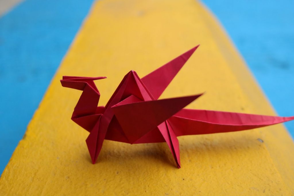 An origami art