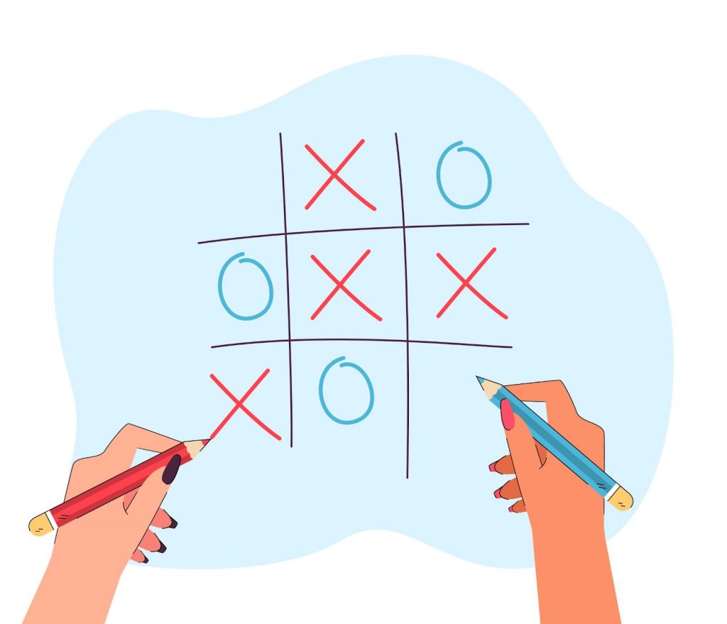 Illustration of Tic Tac Toe