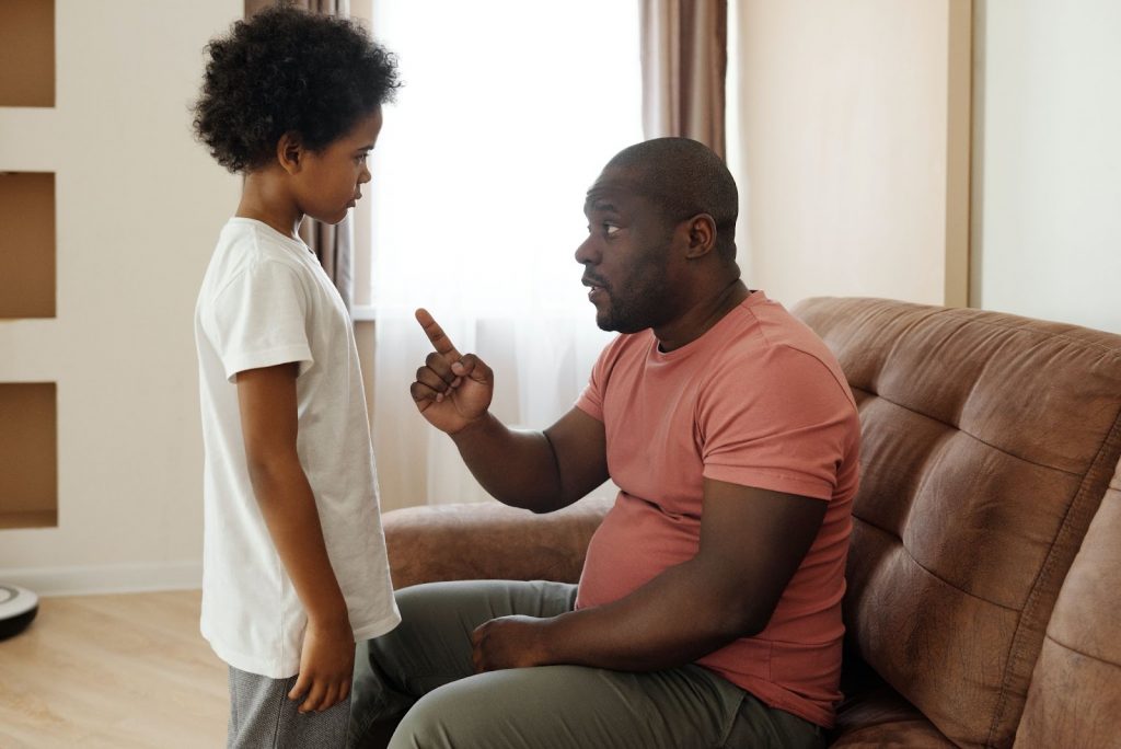 Father Talking to His Son