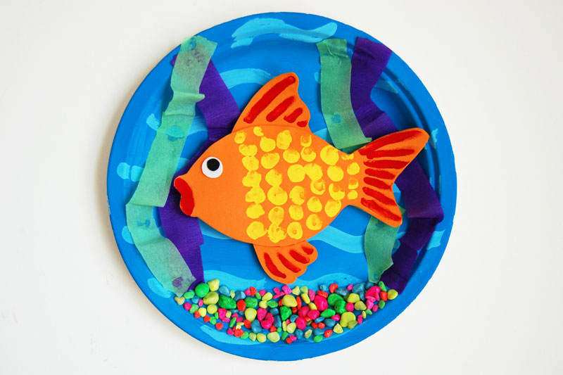 3D fish bowl art