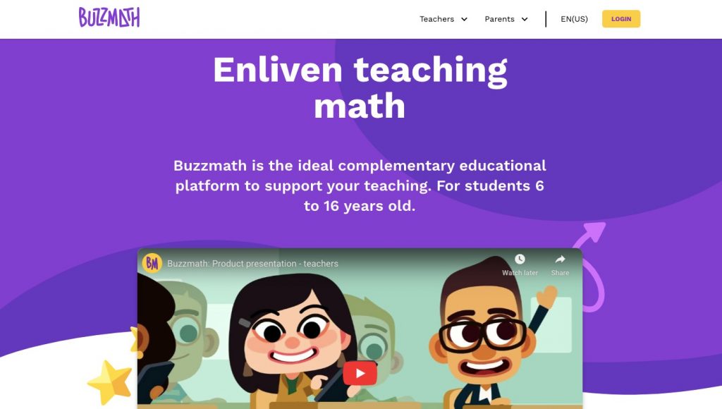 Buzzmath Homepage