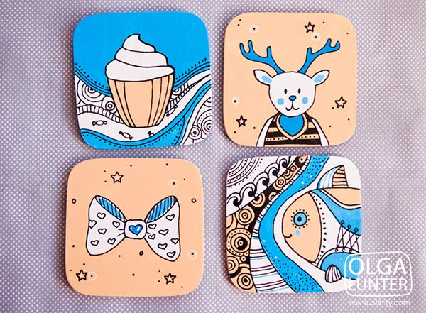 Handmade coasters