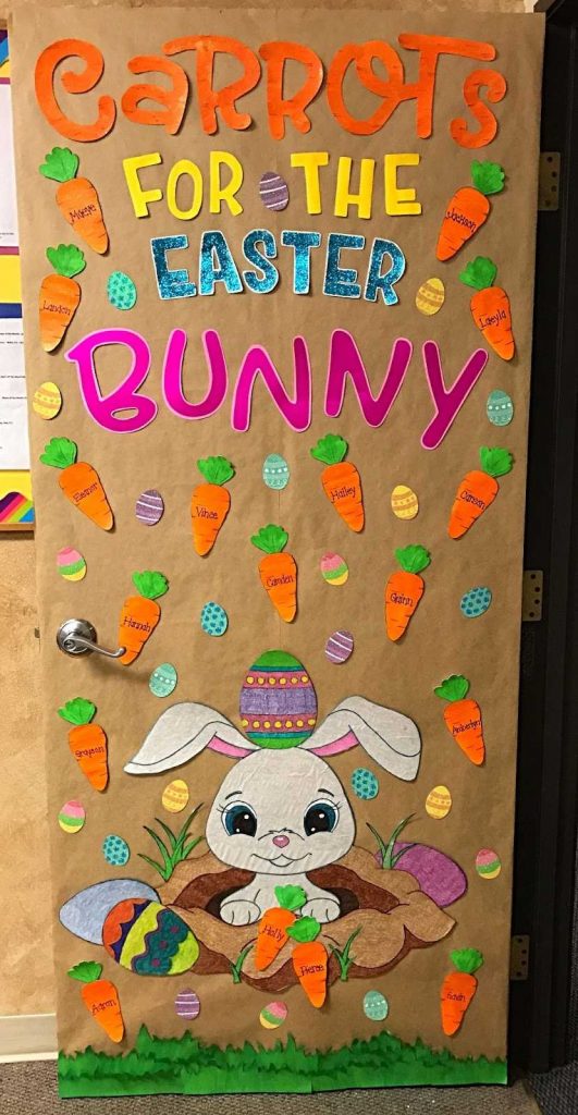 Easter Welcome Door Idea