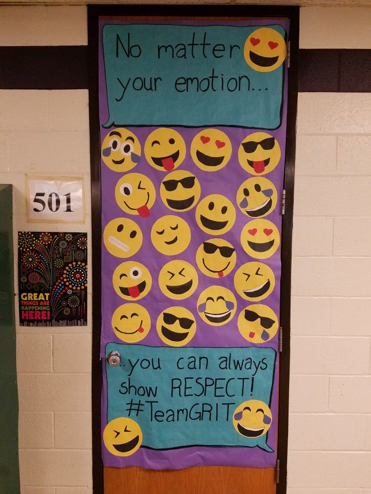 emojimaniadoor Emoji Mania Welcome Door Idea