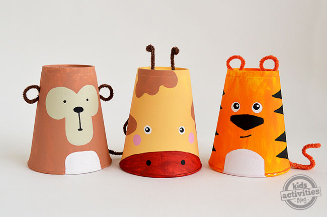 foam cup animals craft