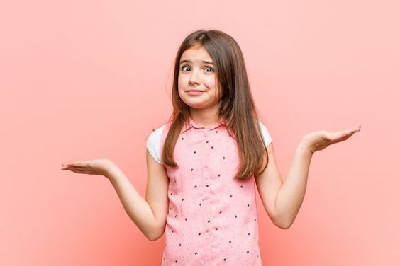 Little girl confused between what to choose