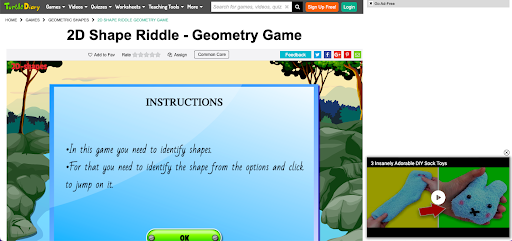 Learning Shape homepage