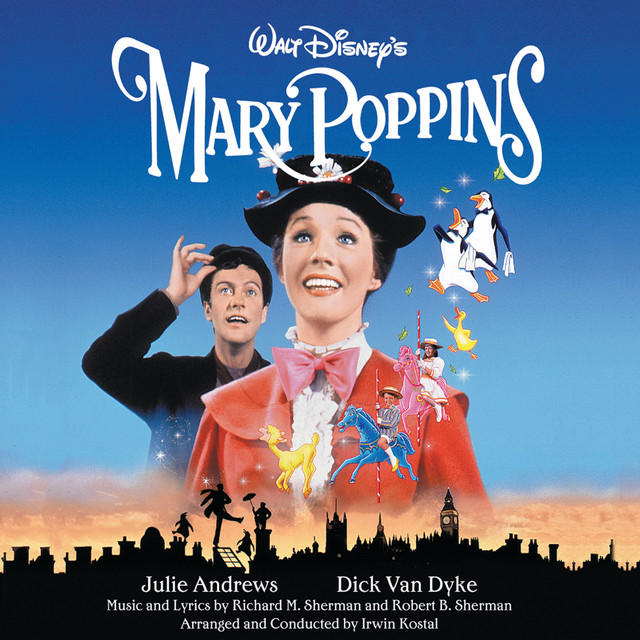 Let's Go Fly a Kite" from Mary Poppins album cover